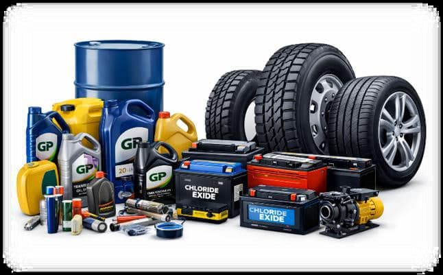 Supply of Lubricants, Batteries & Tyres